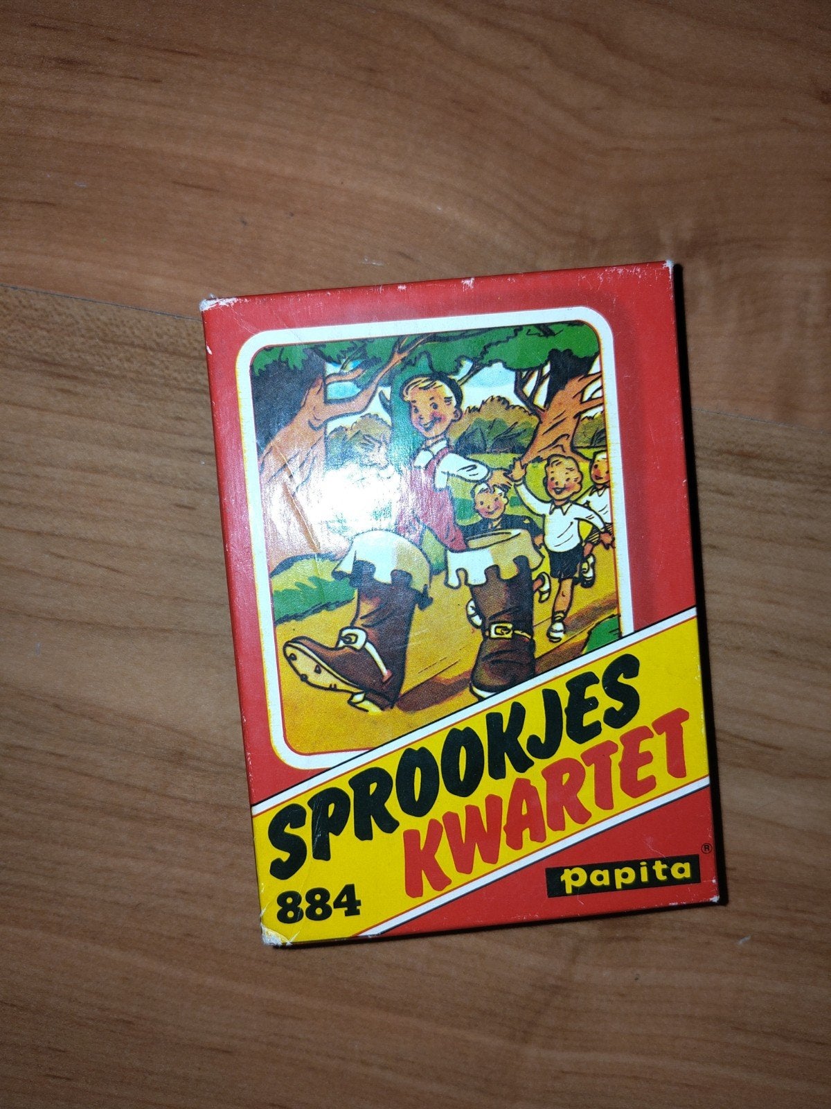 Sprookjes Kwartet - Papita Kaartspel, Drie of vier spelers, Ophalen of Verzenden, Gebruikt, Papita