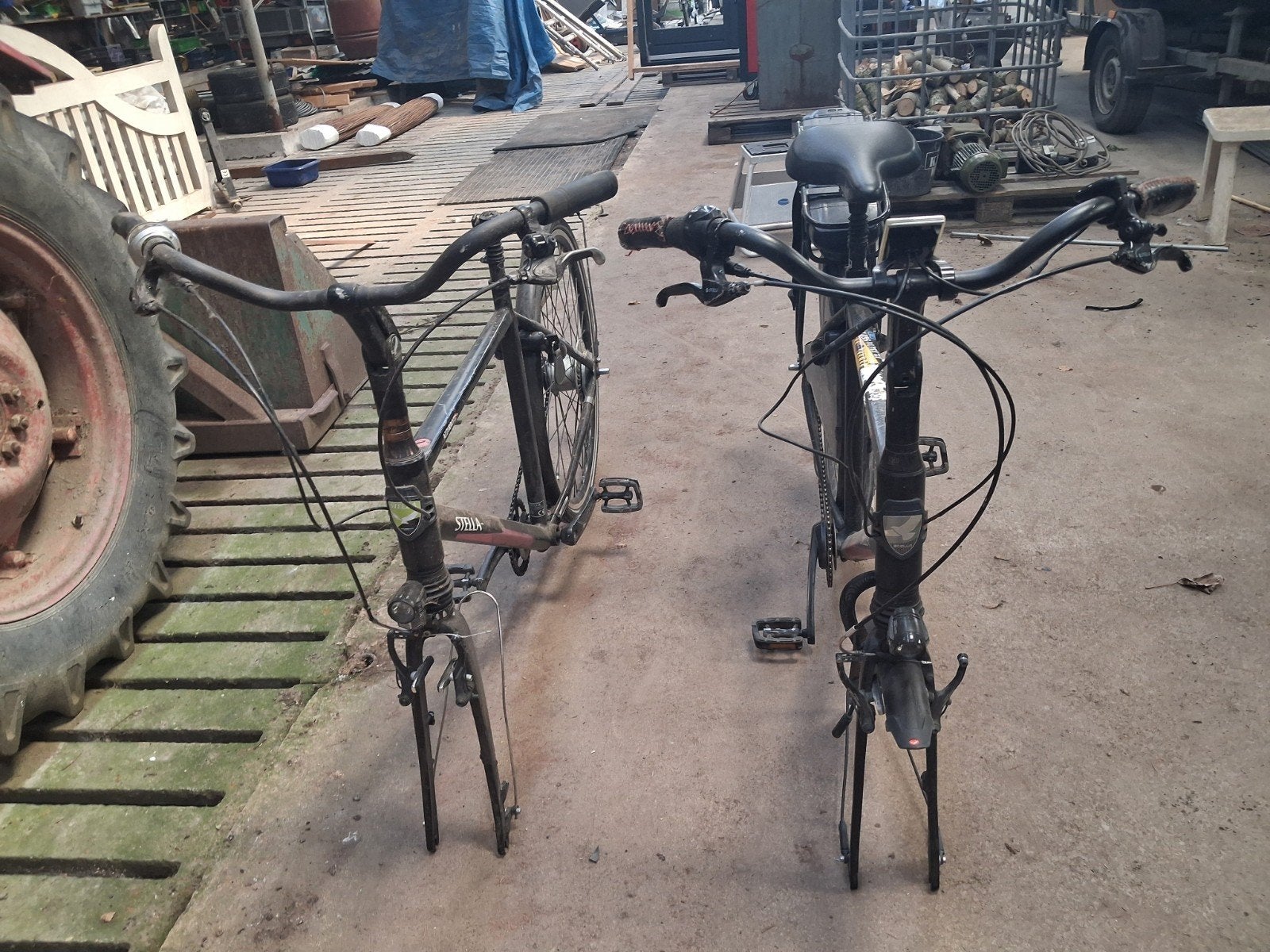 Stella fiets onderdelen, Ophalen, Gebruikt