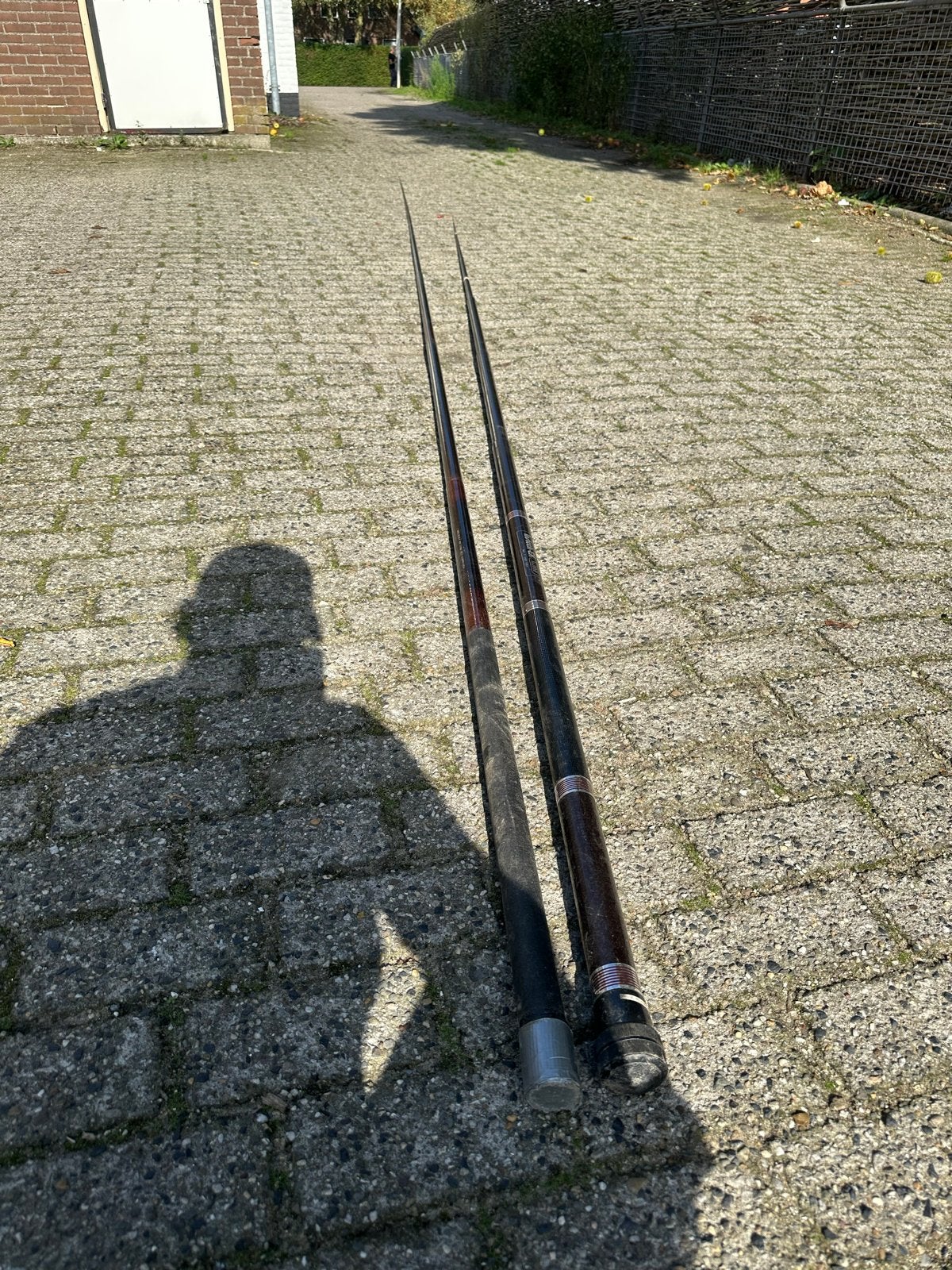 2x Vaste hengel: Daiwa Sensor-S (7m) en Insteek-EX (6.6m), Watersport en Boten, Ophalen, Gebruikt, Vaste hengel