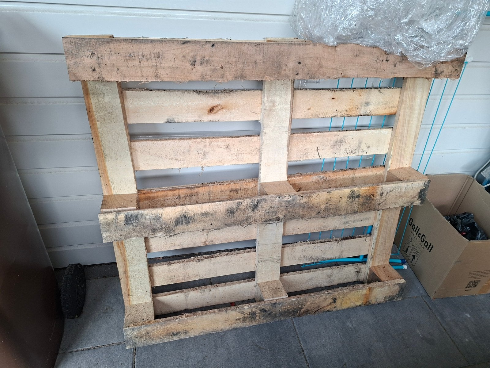1 pallet, gratis af te halen, Ophalen, Gebruikt, 100 tot 150 cm, 75 tot 100 cm