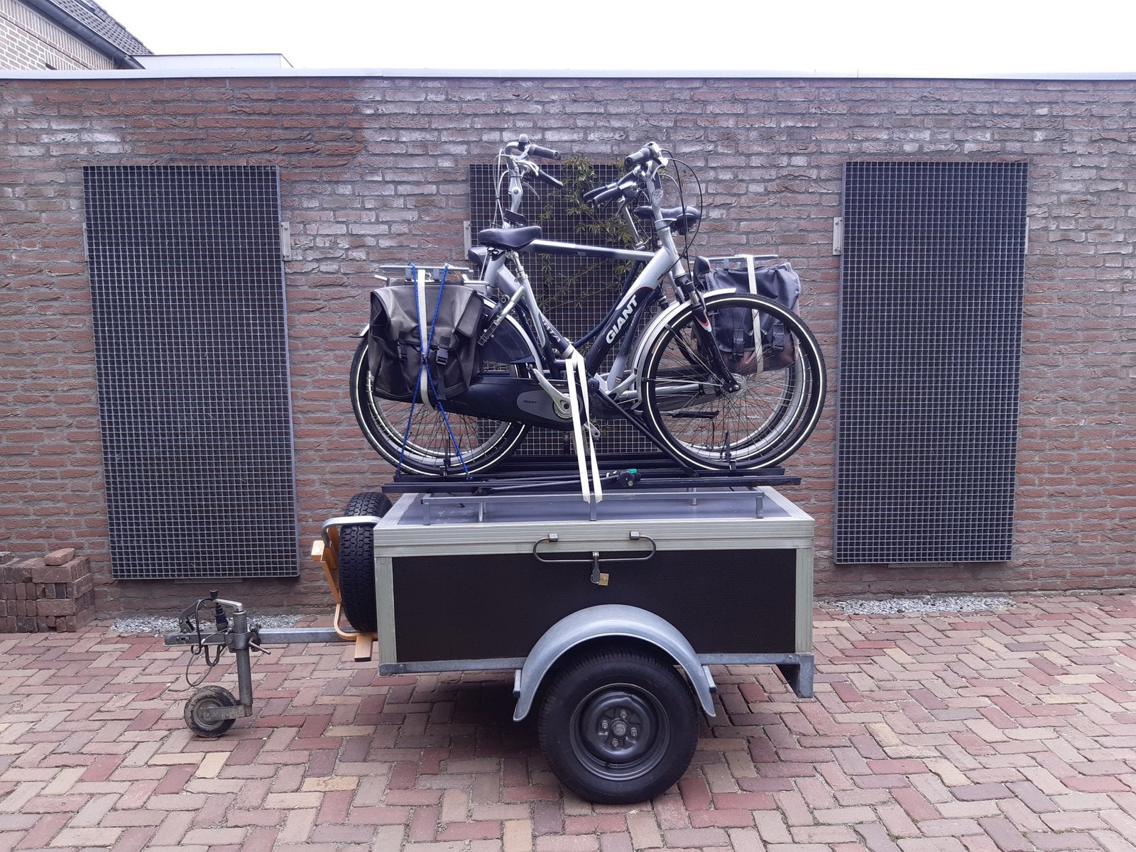 Bagage wagen aanhanger, Ophalen, Gebruikt, Overige typen, 80 kg of meer