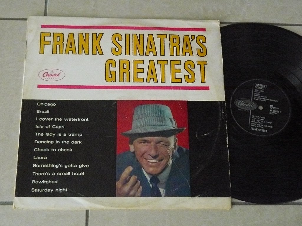 LP Frank Sinatra - Frank Sinatra's greatest, LP, Gebruikt, Verzenden, 12 inch