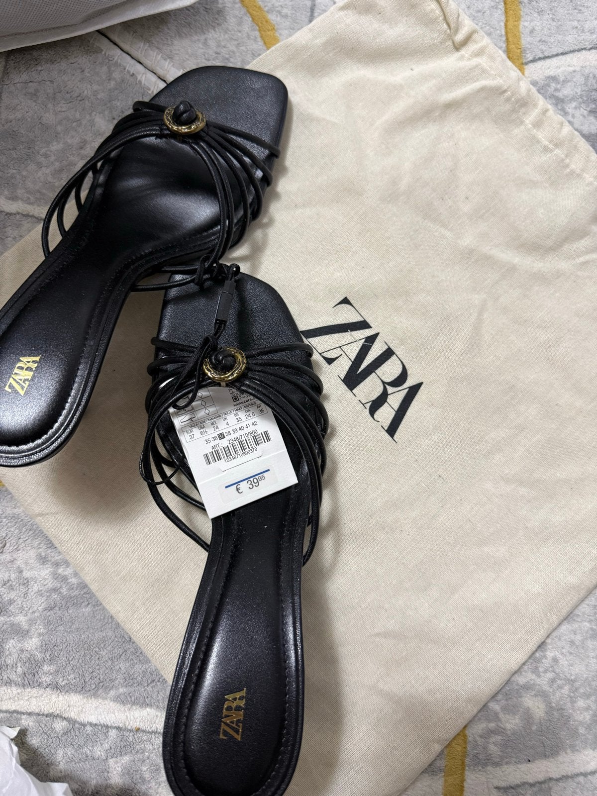 Nieuwe schoenen (te klein) - Diverse modellen, Ophalen, Zwart, Nieuw, Sandalen of Muiltjes