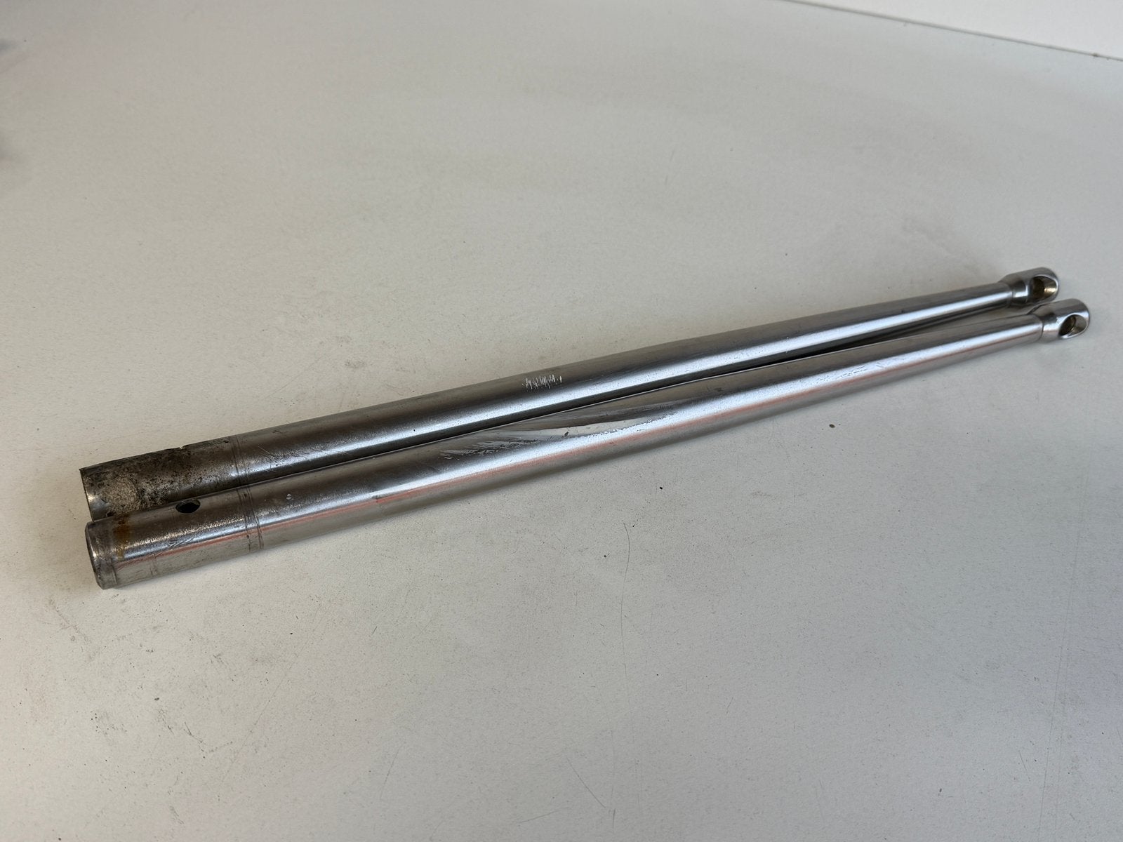 2 x RVS scepter 46 cm, Ophalen of Verzenden, Gebruikt, Overige typen