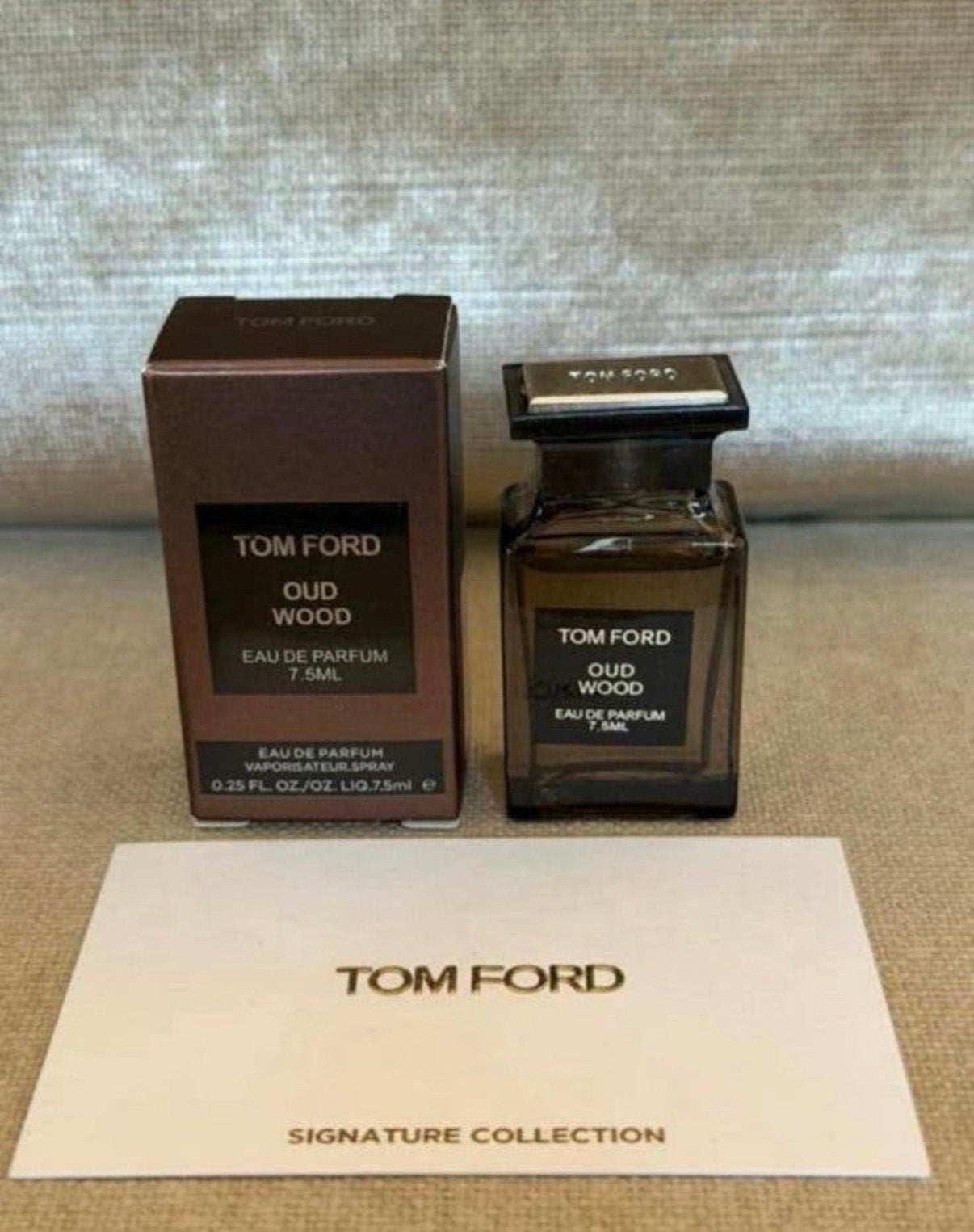Miniatuur Tom Ford Oud Wood 7,5 ml edp nieuw in doos, Verzenden, Nieuw, Miniatuur, Gevuld