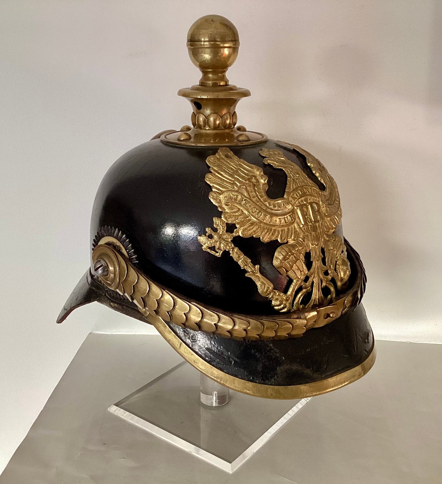 Pickelhaube artillerie M.1871 | FAR 10 Von Scharnhorst, Verzamelen, Militaria | Algemeen, Ophalen, Landmacht, Duitsland, Helm of Baret