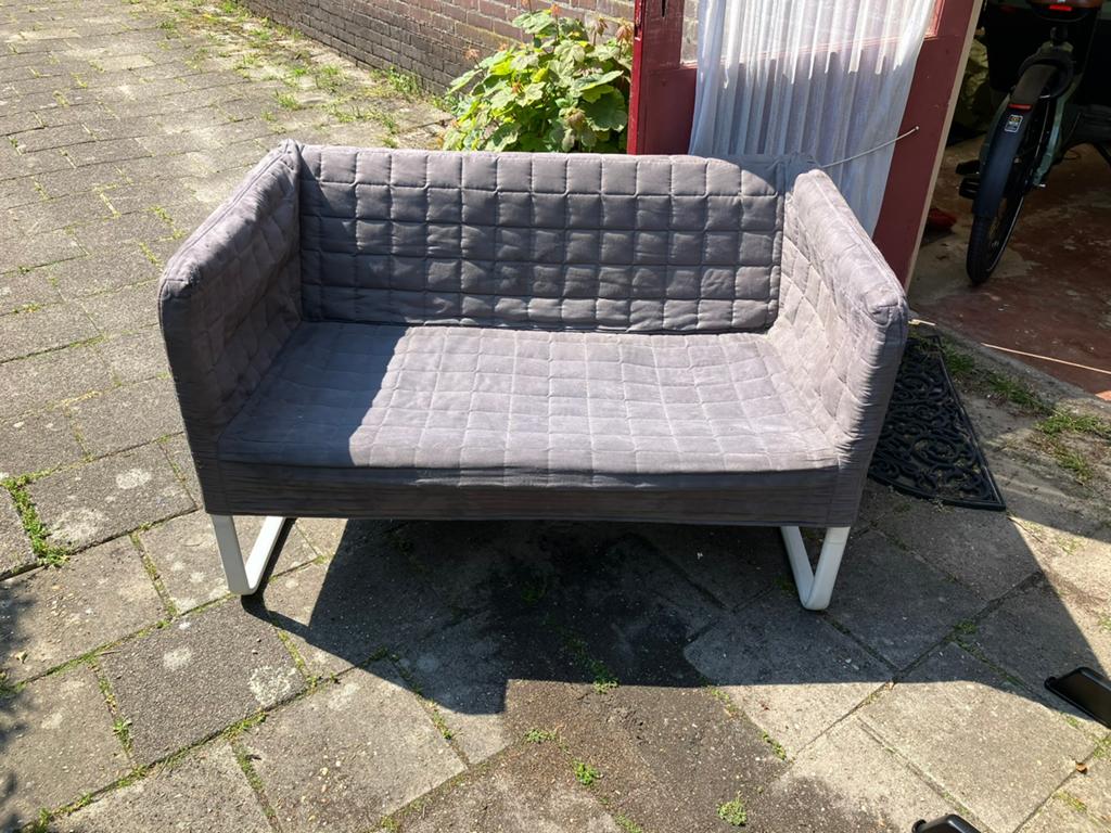 Ikea bankje, Huis en Inrichting, Banken | Bankstellen, Ophalen, Gebruikt, Tweepersoons, 75 tot 100 cm