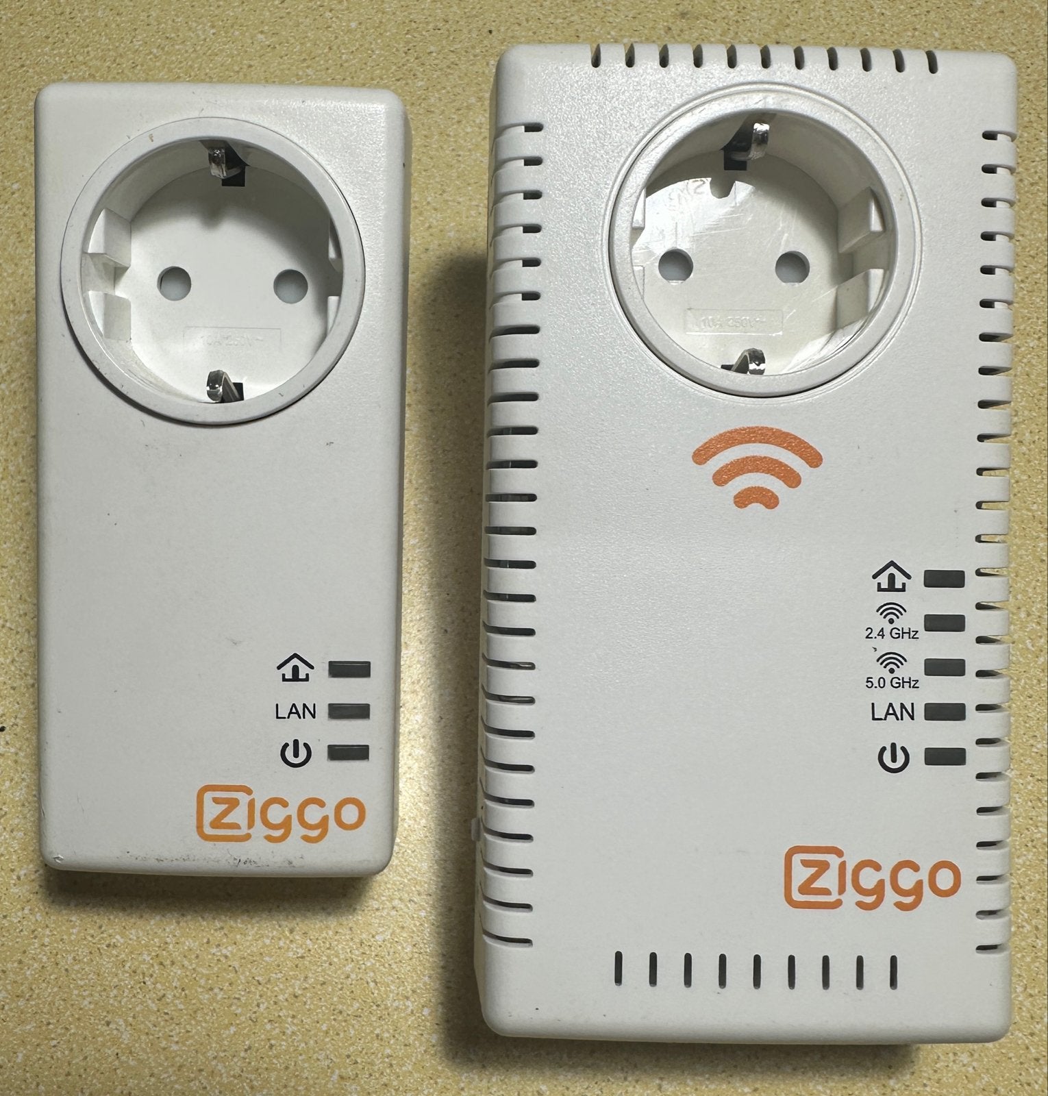 Ziggo Powerline Adapters PG-9073LG-ZG en PG-8072LG-ZG, Ophalen of Verzenden, Gebruikt