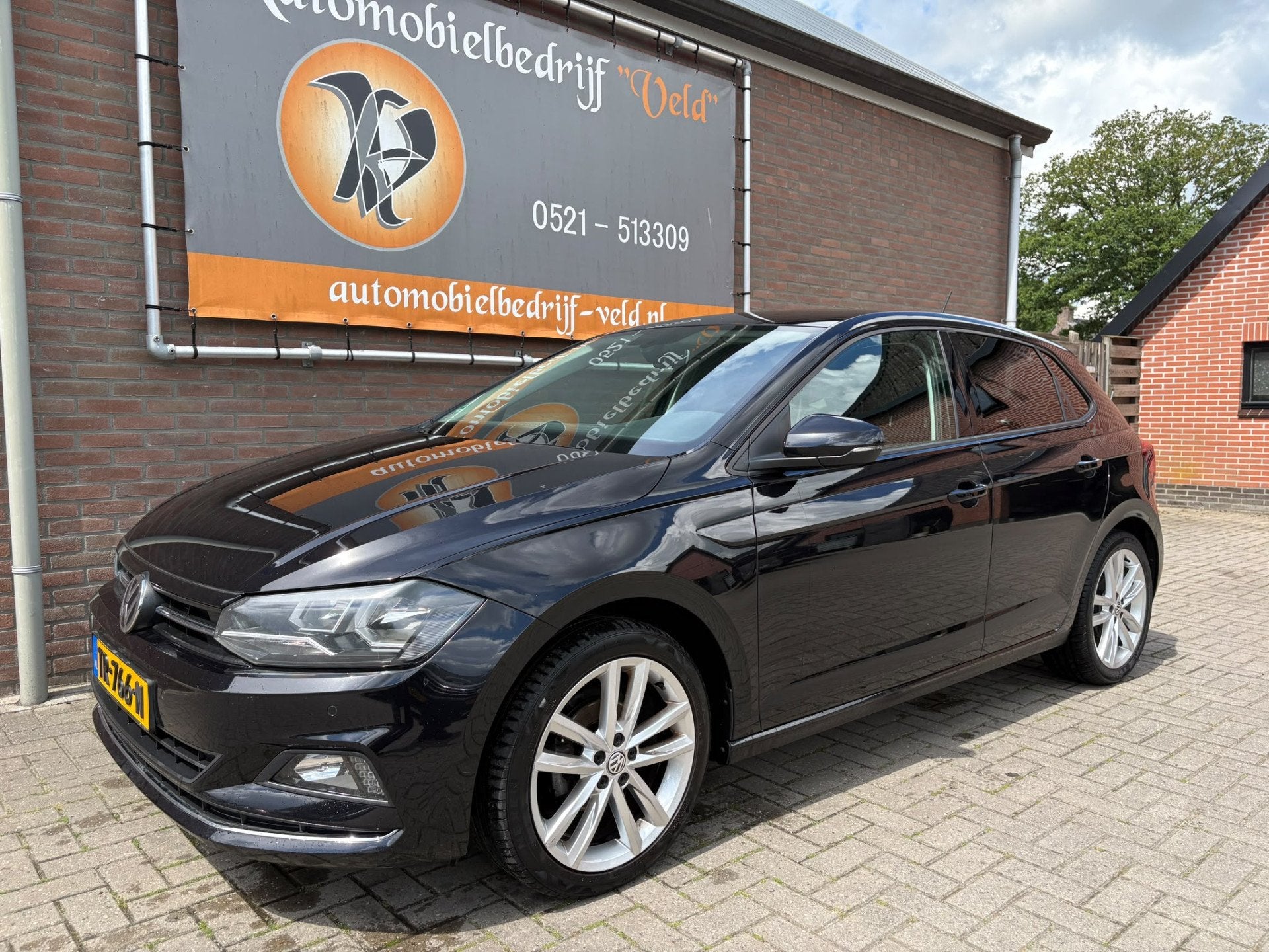 Volkswagen Polo 1.0 TSI Highline (bj 2018), Auto's, Voorwielaandrijving, Adaptive Cruise Control, Stof, 1045 kg