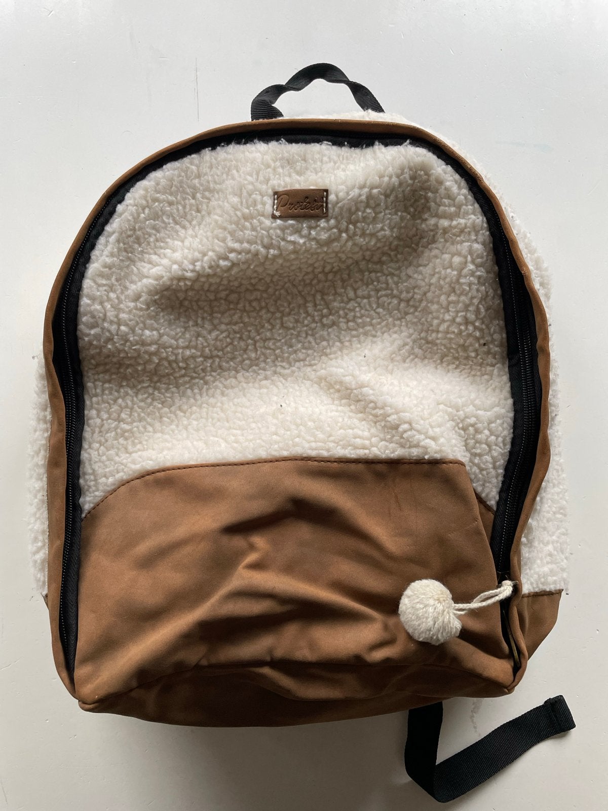 Protest rugzak met teddy stof, Ophalen of Verzenden, Zo goed als nieuw, 25 tot 40 cm, Overige merken