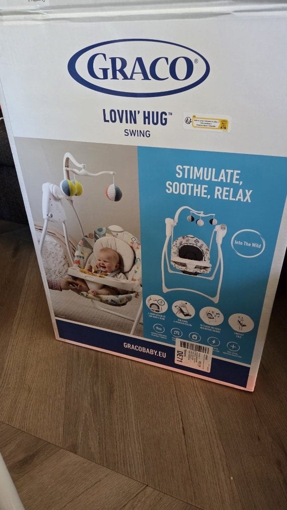 Graco Lovin' Hug Swing, Schommelstoel, Nieuw, Met gordel(s) of riempje(s), Ophalen