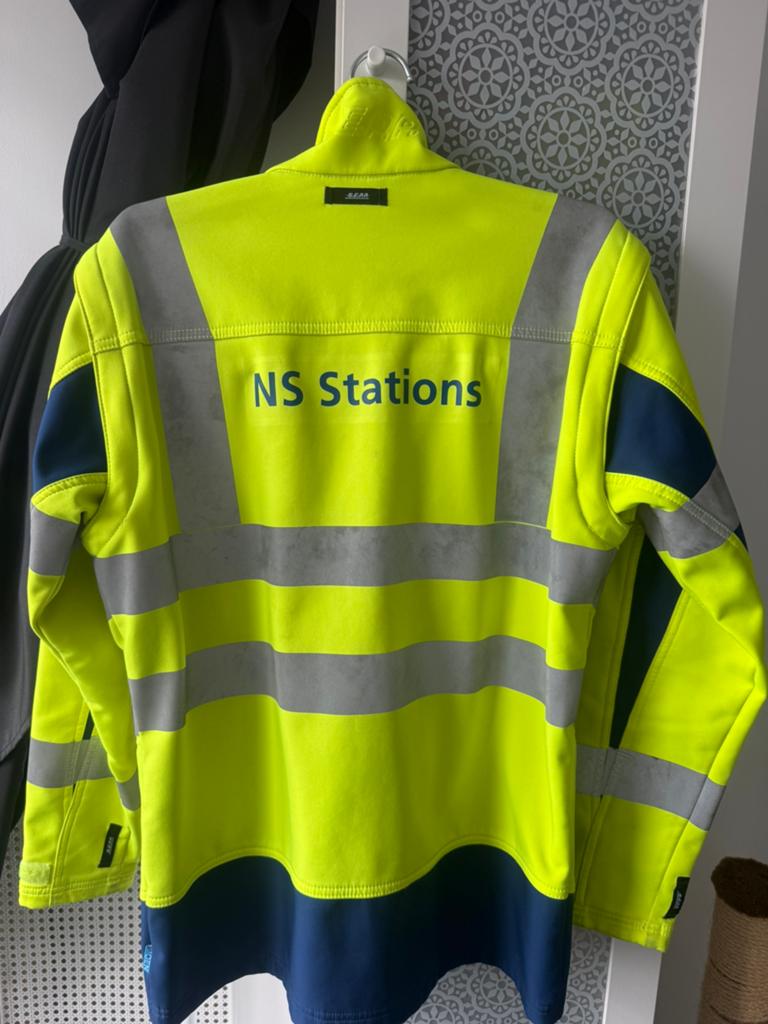 NS werk jasje  maat M, Ophalen, Gebruikt, Dames, Jas