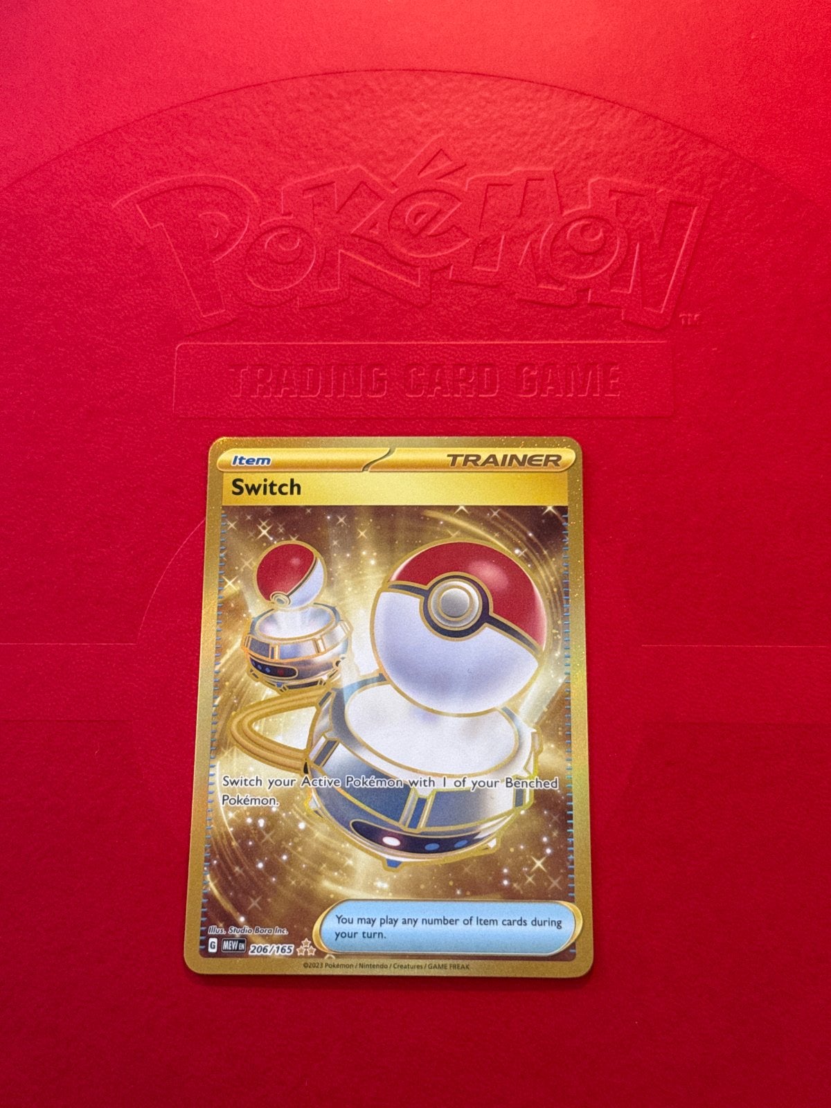 Switch #206/165, Ophalen of Verzenden, Zo goed als nieuw, Losse kaart, Foil