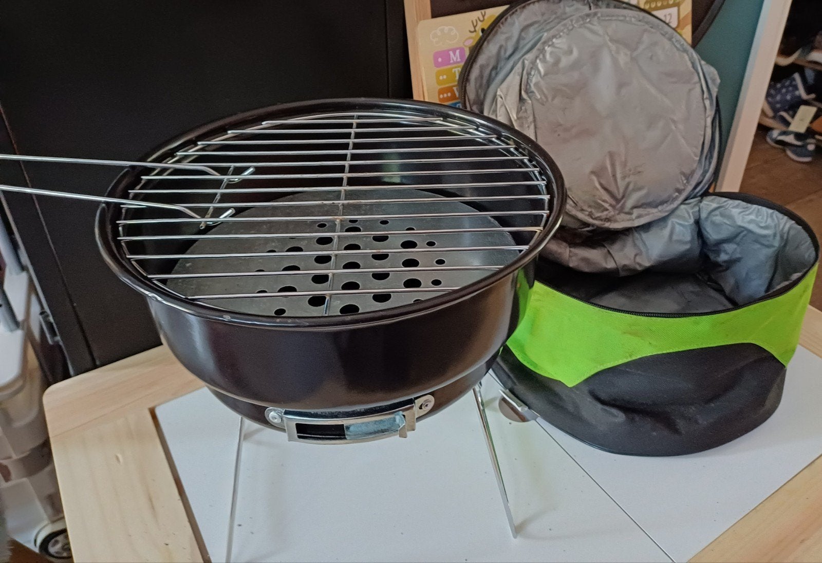 Compacte draagbare barbecue met tas, Ophalen, Nieuw