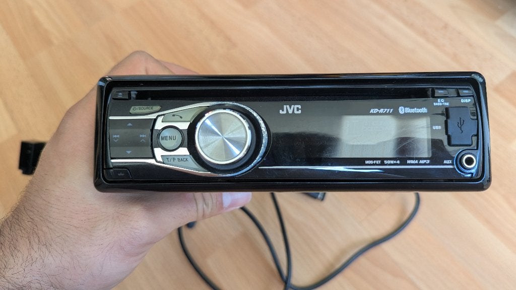 JVC KD-R711 Autoradio (CD/USB/AUX/BT) + Afstandsbediening, Ophalen, Gebruikt