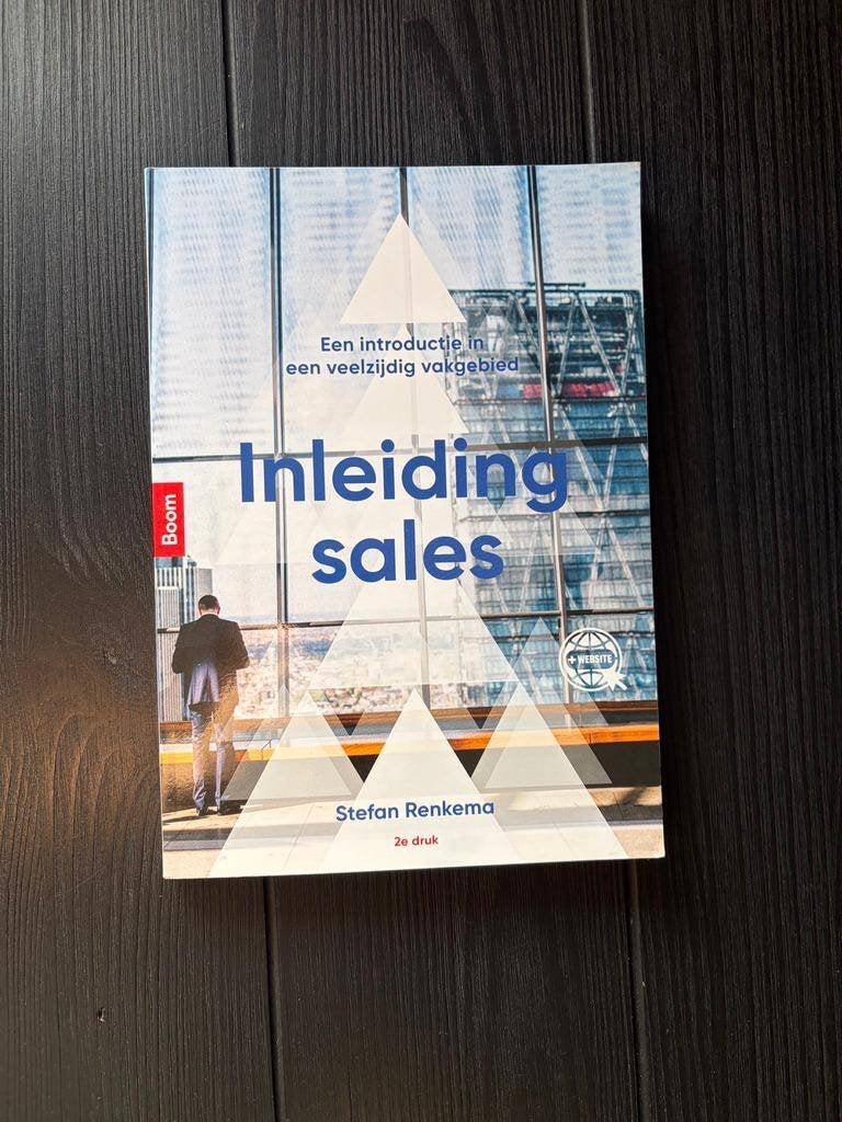 Inleiding Sales, Ophalen of Verzenden, Noordhoff Uitgevers, Management, Zo goed als nieuw