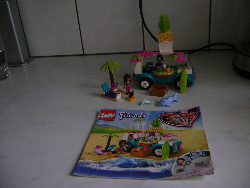 lego friends sapauto zonder doos met boekje nr 41397, Lego, Ophalen of Verzenden, Zo goed als nieuw, Complete set