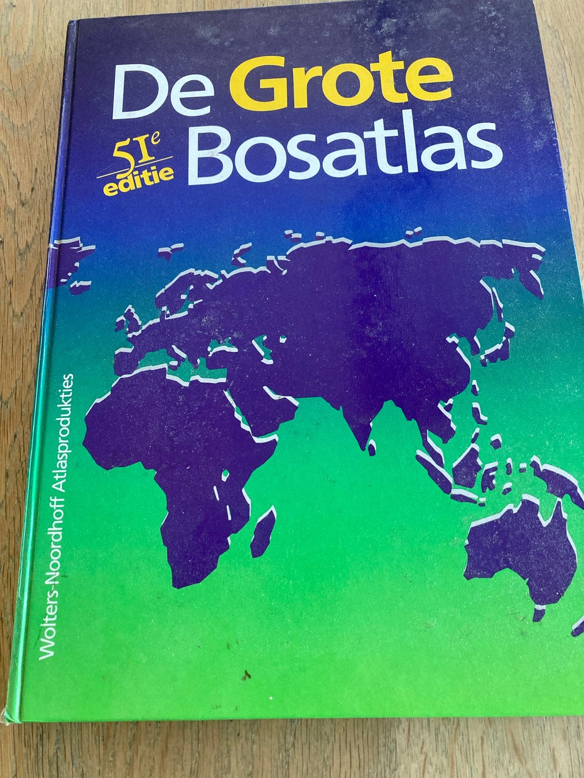 De Grote Bosatlas 51e editie - Wolters-Noordhoff Atlasproduk, Boeken, Gelezen, Bosatlas, 2000 tot heden, Ophalen of Verzenden