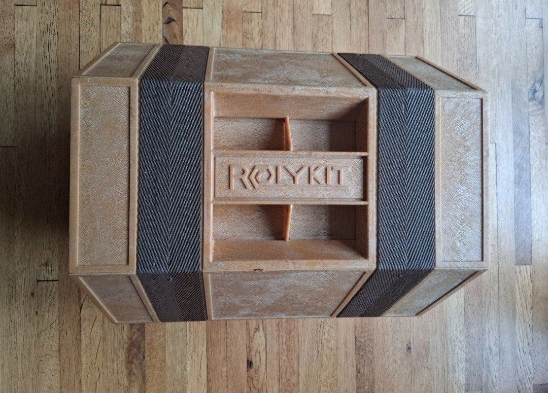 rolykit opbergsysteem uitgerold 145 cm vintage opbergbox, Ophalen of Verzenden, Minder dan 50 cm