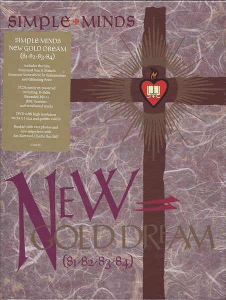 Simple Minds – New Gold Dream (81-82-83-84) RARE 4 CD  + DVD, Ophalen of Verzenden, Zo goed als nieuw, Poprock, Boxset