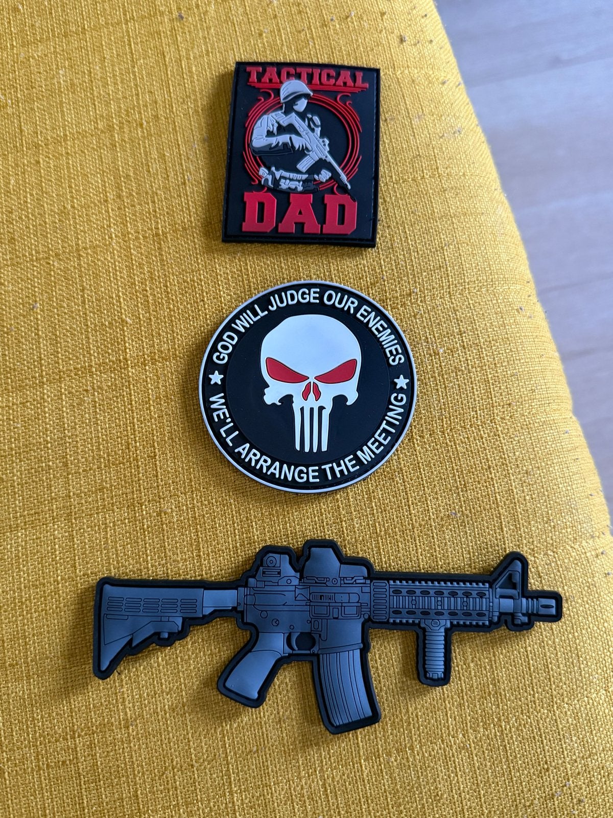 Airsoft PVC Patches Collectie - Tactical Dad, Punisher, Gewe, Verzamelen, Ophalen of Verzenden, Zo goed als nieuw