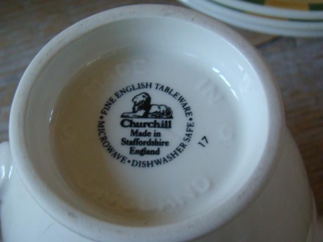 Servies, Engels, Churchill SUMMERSET FRUITS, gaaf, Antiek en Kunst, Ophalen of Verzenden
