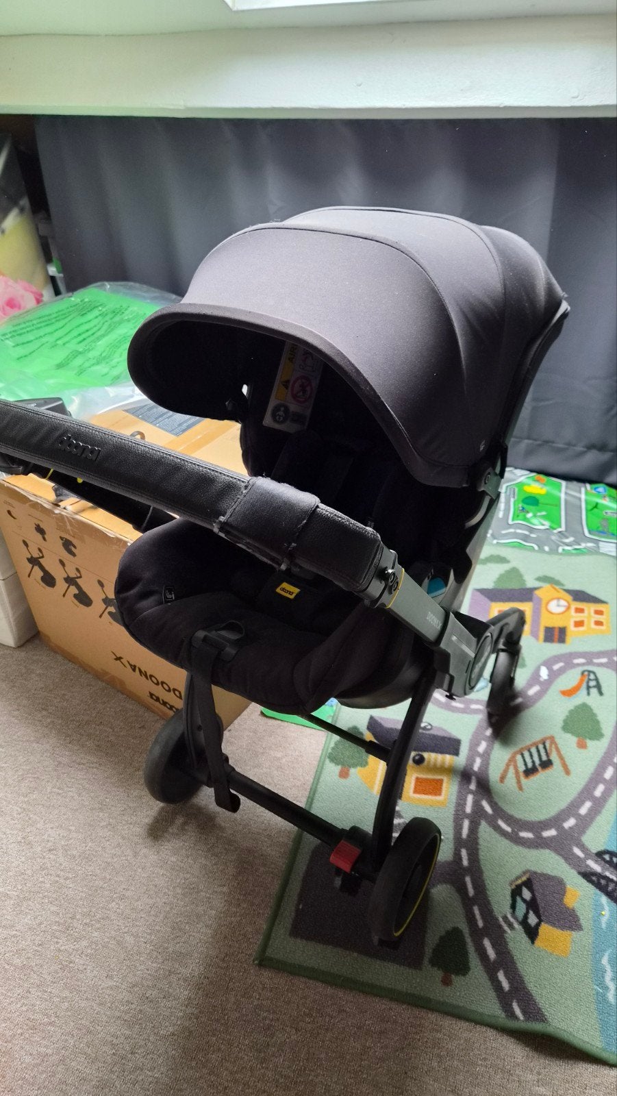 Doona X kinderwagen en autostoel met 3 standen met doos!, Kinderen en Baby's, Overige merken, Autogordel, Zo goed als nieuw, 0 t/m 13 kg
