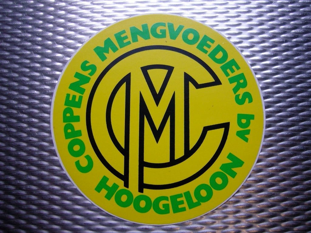 sticker Hoogeloon COPPENS  MENGVOEDERS BV  *, Ophalen of Verzenden, Zo goed als nieuw