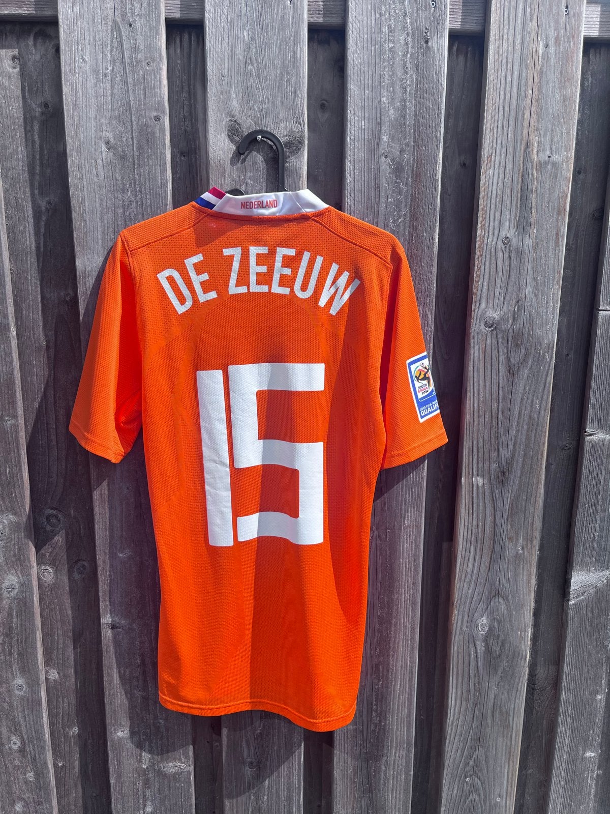 Nederlands Elftal shirt player issue De Zeeuw tegen IJsland, Verzamelen, Sportartikelen en Voetbal, Ophalen of Verzenden, Zo goed als nieuw