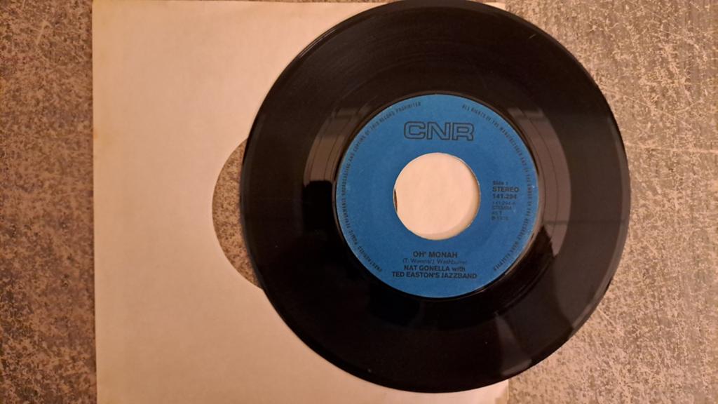 Nat gonella with ted easton's jazzband  - oh monah, Gebruikt, 7 inch, Single, Ophalen of Verzenden