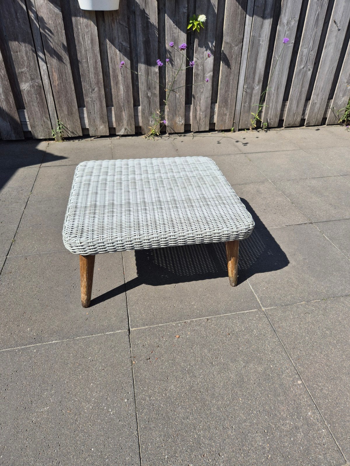 Wicker salontafel tuin, Ophalen, Gebruikt, Wicker