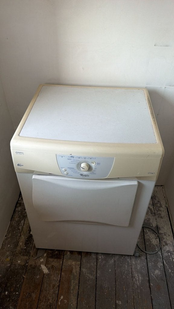 Whirlpool wasdroger - defect, Ophalen, 6 tot 8 kg, Overige typen, Voorlader