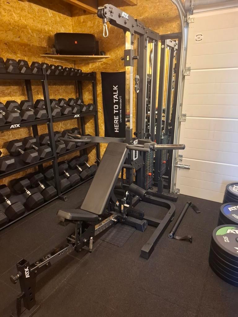 ATX WSX-680 125KG + MBX-650 2.0 PU, Sport en Fitness, Fitnessmaterialen, Ophalen, Zo goed als nieuw, Benen, Overige typen