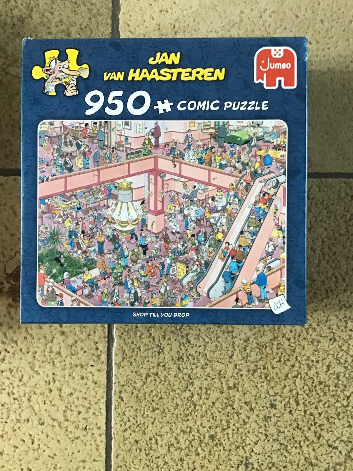Jan van Haasteren Comic Puzzel - Shop Till You Drop 950 stuk, Ophalen of Verzenden, 500 t/m 1500 stukjes, Zo goed als nieuw, Legpuzzel
