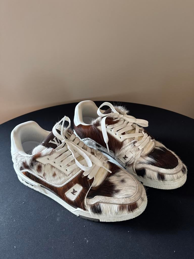 Louis Vuitton Heren Sneakers met Haar Maat 42, Bruin, Verzenden, Sneakers of Gympen, Zo goed als nieuw
