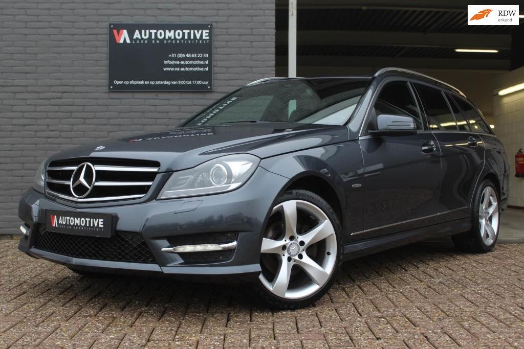 Mercedes-Benz C-klasse Estate 250 EDITION C AMG COMAND ILS 1, Automaat, Euro 5, Zwart, 4 cilinders