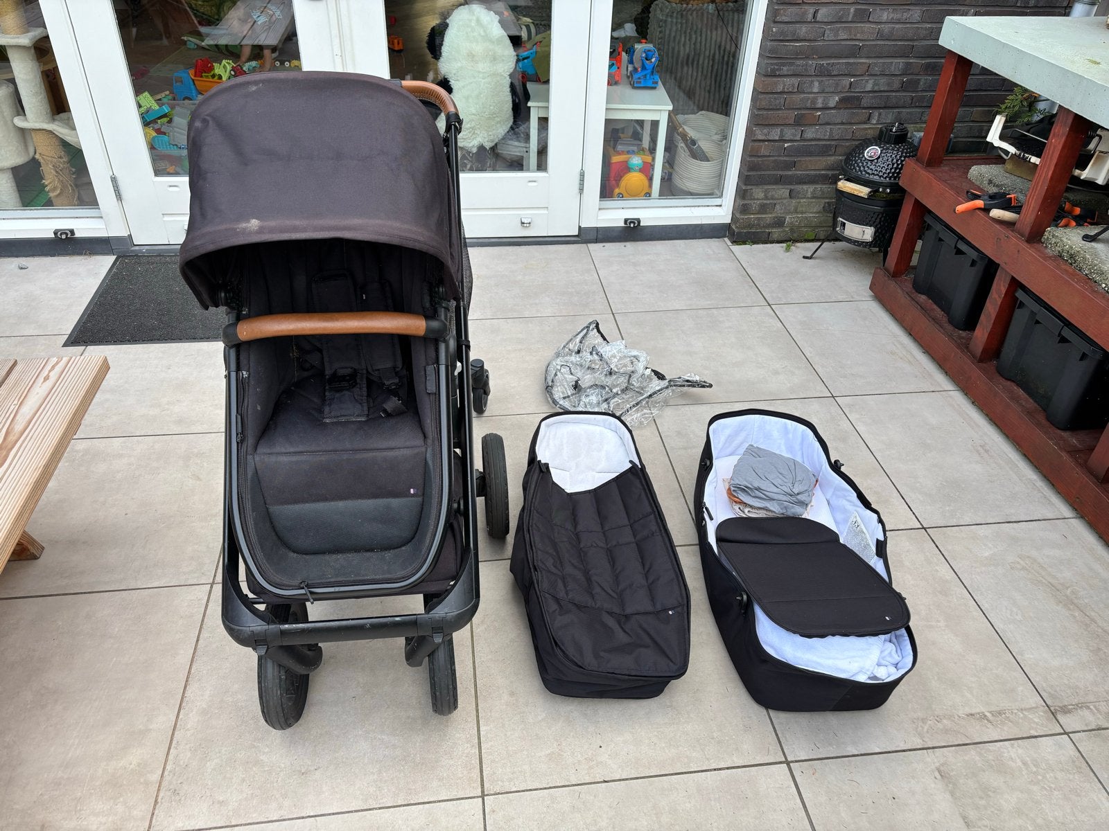 Dubatti One kinderwagen 2-in-1 met veel accessiores, Kinderen en Baby's, Ophalen, Gebruikt, Overige merken, Regenhoes
