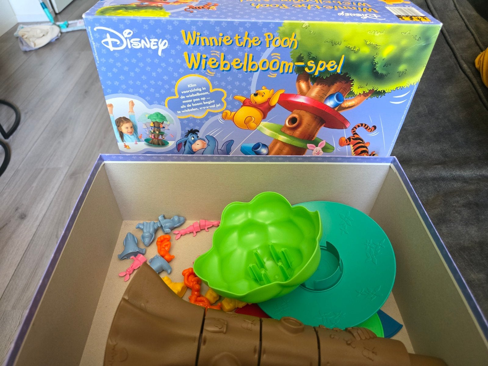 Disney Winnie de Poeh Wiebelboom-spel, Een of twee spelers, Ophalen, Gebruikt, Disney