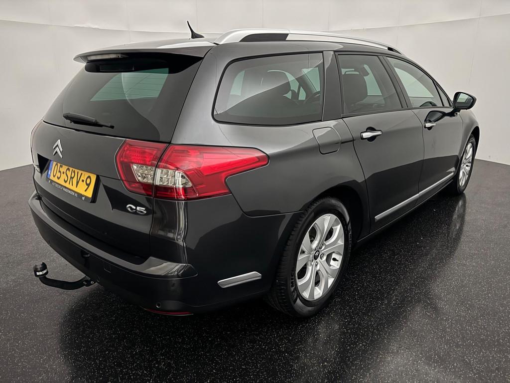 Citroen C5 Tourer 1.6 THP Business Climate/Trekhaak, Auto's, Citroën, Euro 5, 15 km/l, Gebruikt, Zwart