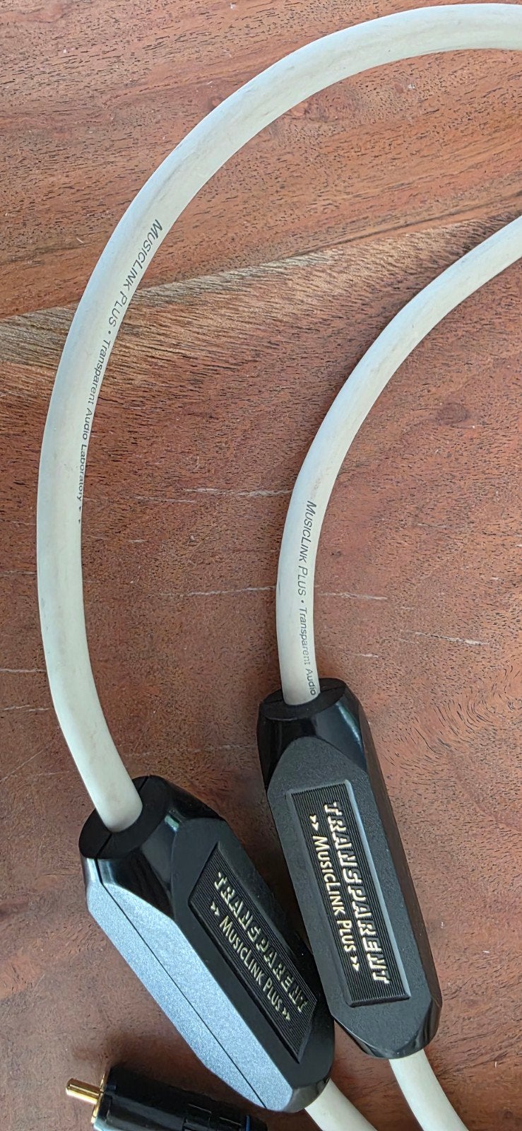 Transparent Audio MusicLink Plus Interlink-kabel, Ophalen of Verzenden, Zo goed als nieuw, Minder dan 2 meter, Interlink-kabel