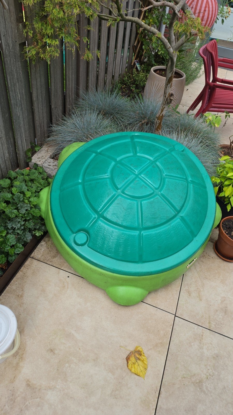 Schildpad zandbak met deksel (GRATIS), Ophalen of Verzenden, Gebruikt
