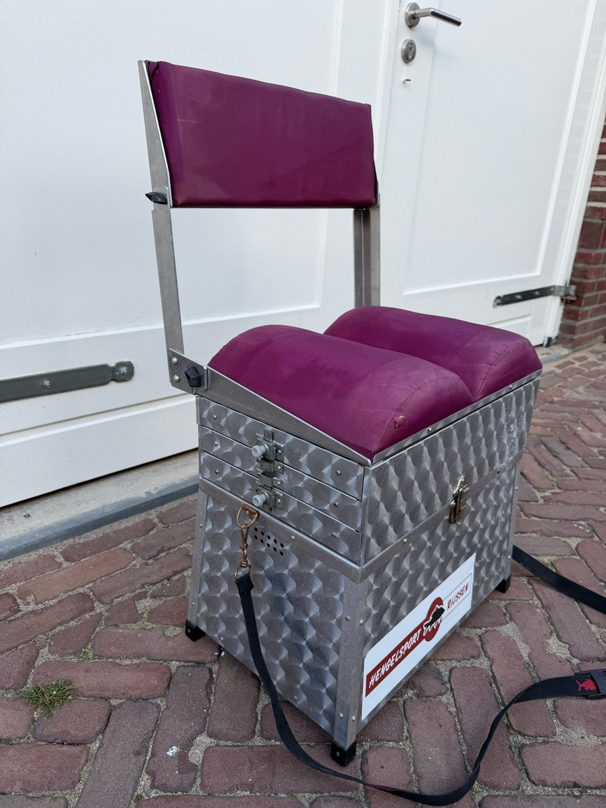 Hengelstoel met opbergruimte en rugleuning, Ophalen, Gebruikt, Overige typen