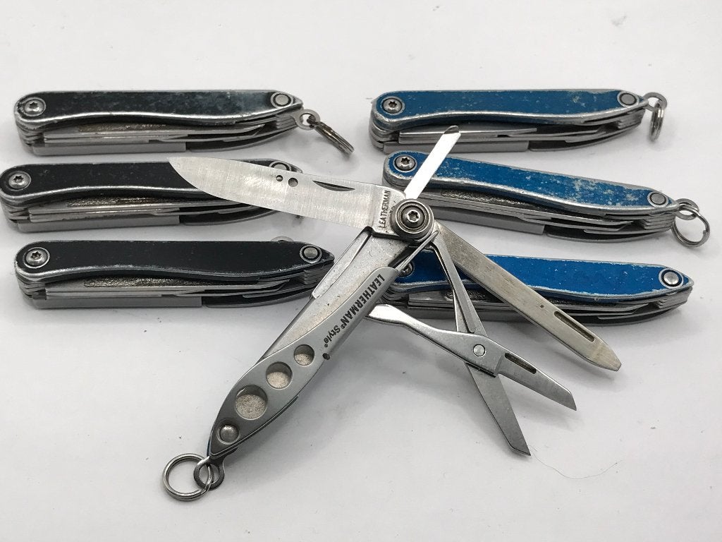 Smallest Leatherman Style Mini Key Chain Multi Tool Knife, Gebruikt, Maarten@MrMultitool.com, Ophalen of Verzenden, MrMultitool.com