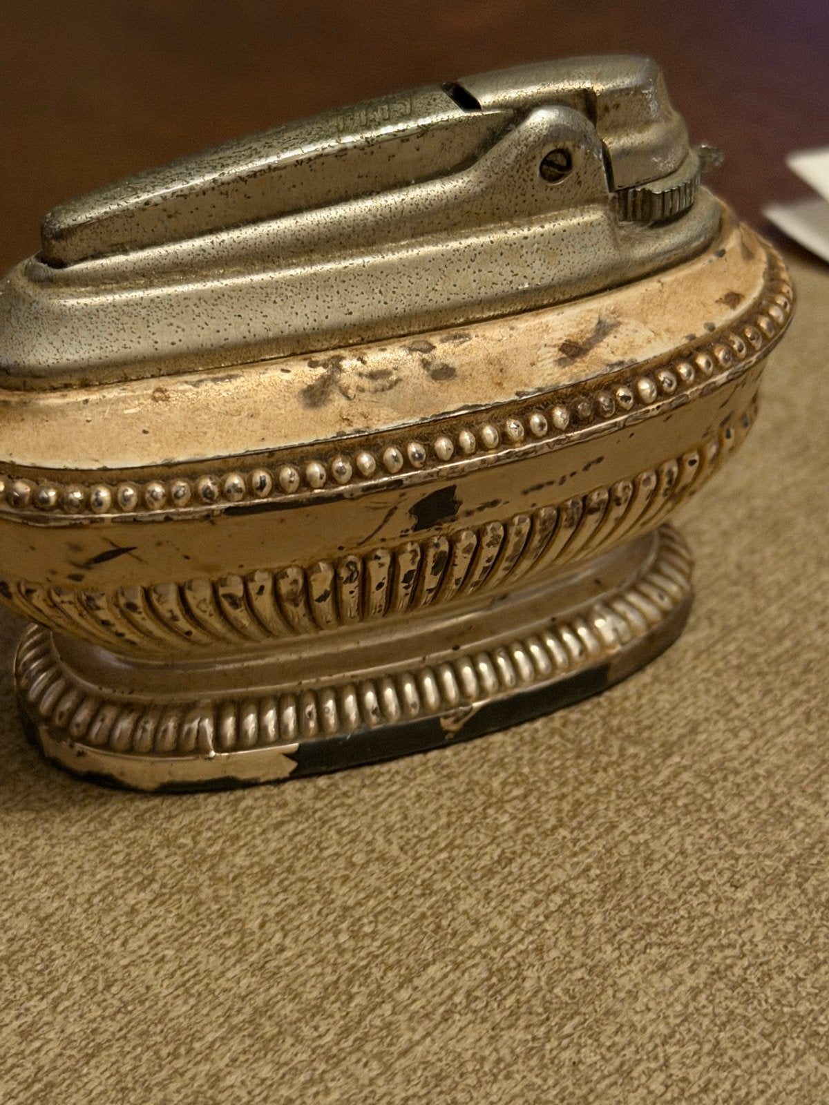 Vintage Ronson aansteker - opknapper (niet werkend), Gebruikt, Ophalen of Verzenden, Aansteker, Ronson