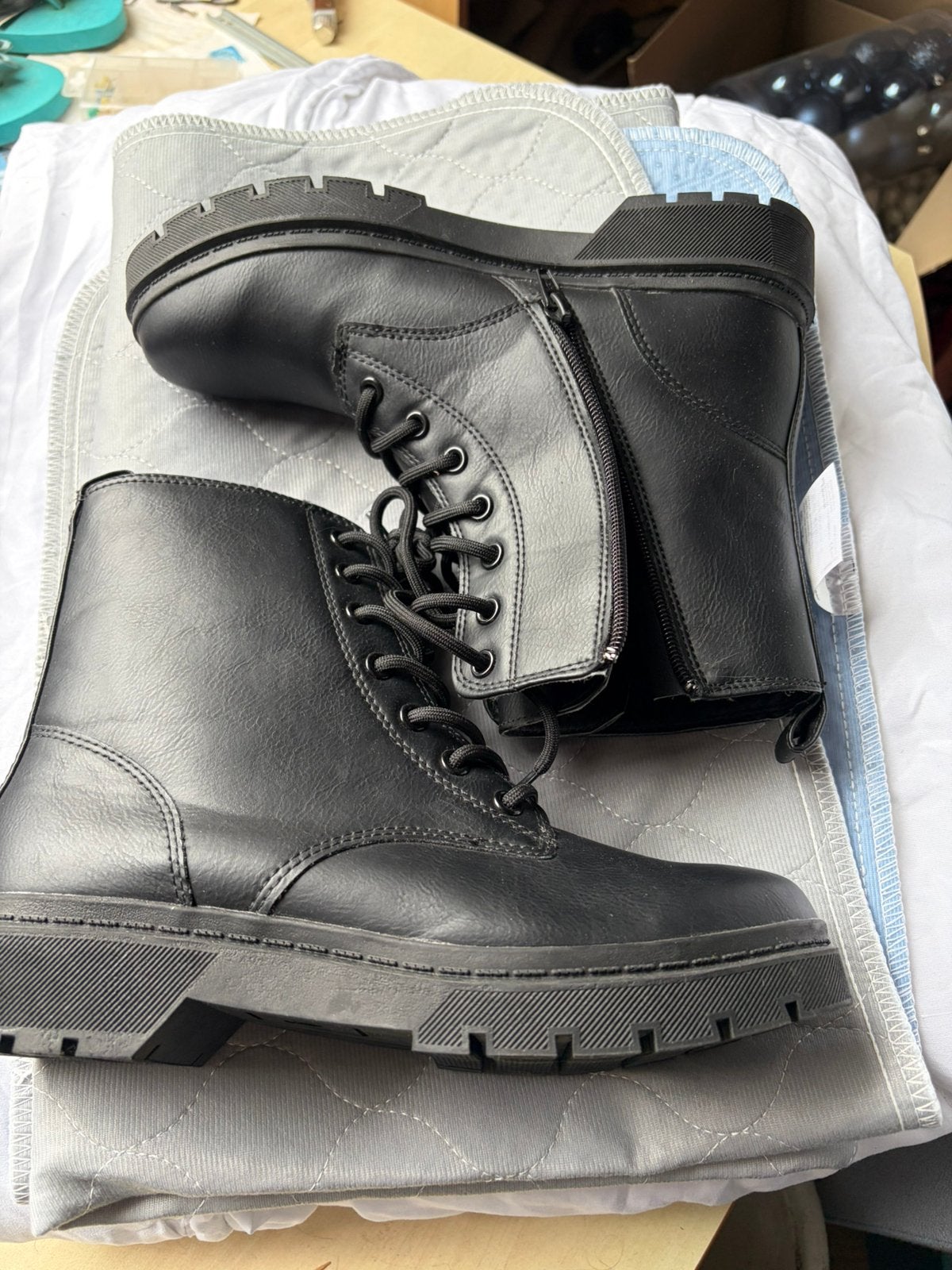 Leuke stoere boots maat 38, Zwart, Overige typen, Nieuw, Ophalen of Verzenden