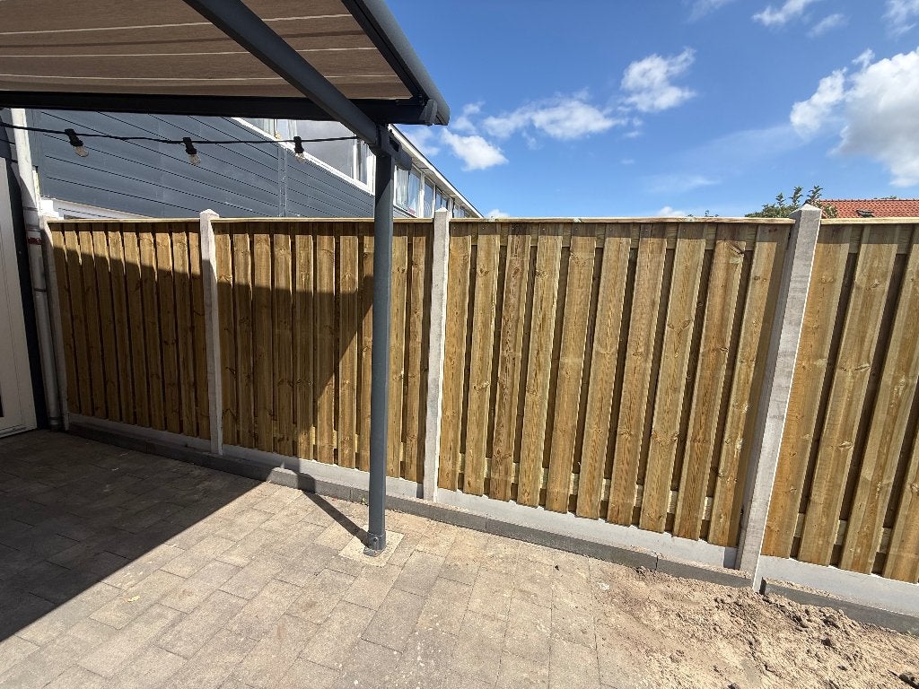 Hout-beton schuttingen, Gratis offerte!, Ophalen, 1 tot 2 meter, Niet van toepassing, Minder dan 3 meter