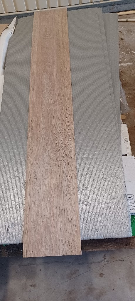PVC KLIKLAMINAAT  en GOOTHAKEN, Doe-het-zelf en Verbouw, Kunststof, 50 tot 150 cm, Nieuw, Ophalen of Verzenden