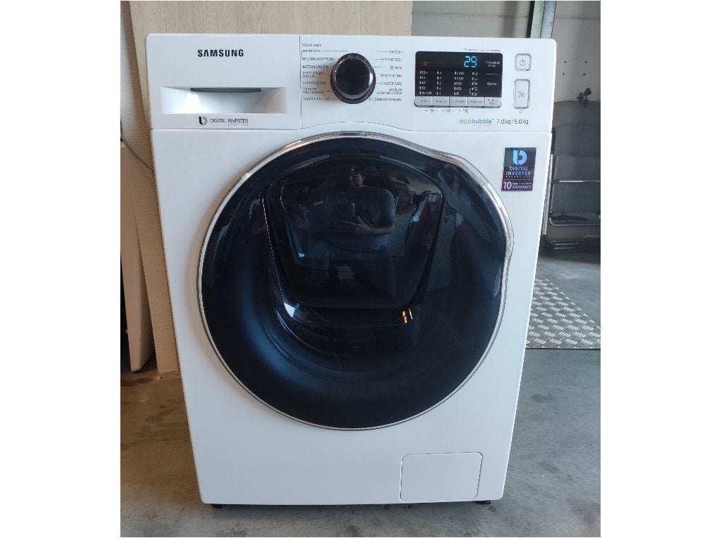 Samsung was-droogcombi, 7 kg wasmachine & wasdroger in 1, 6 tot 8 kg, Ophalen of Verzenden, Zo goed als nieuw, 85 tot 90 cm