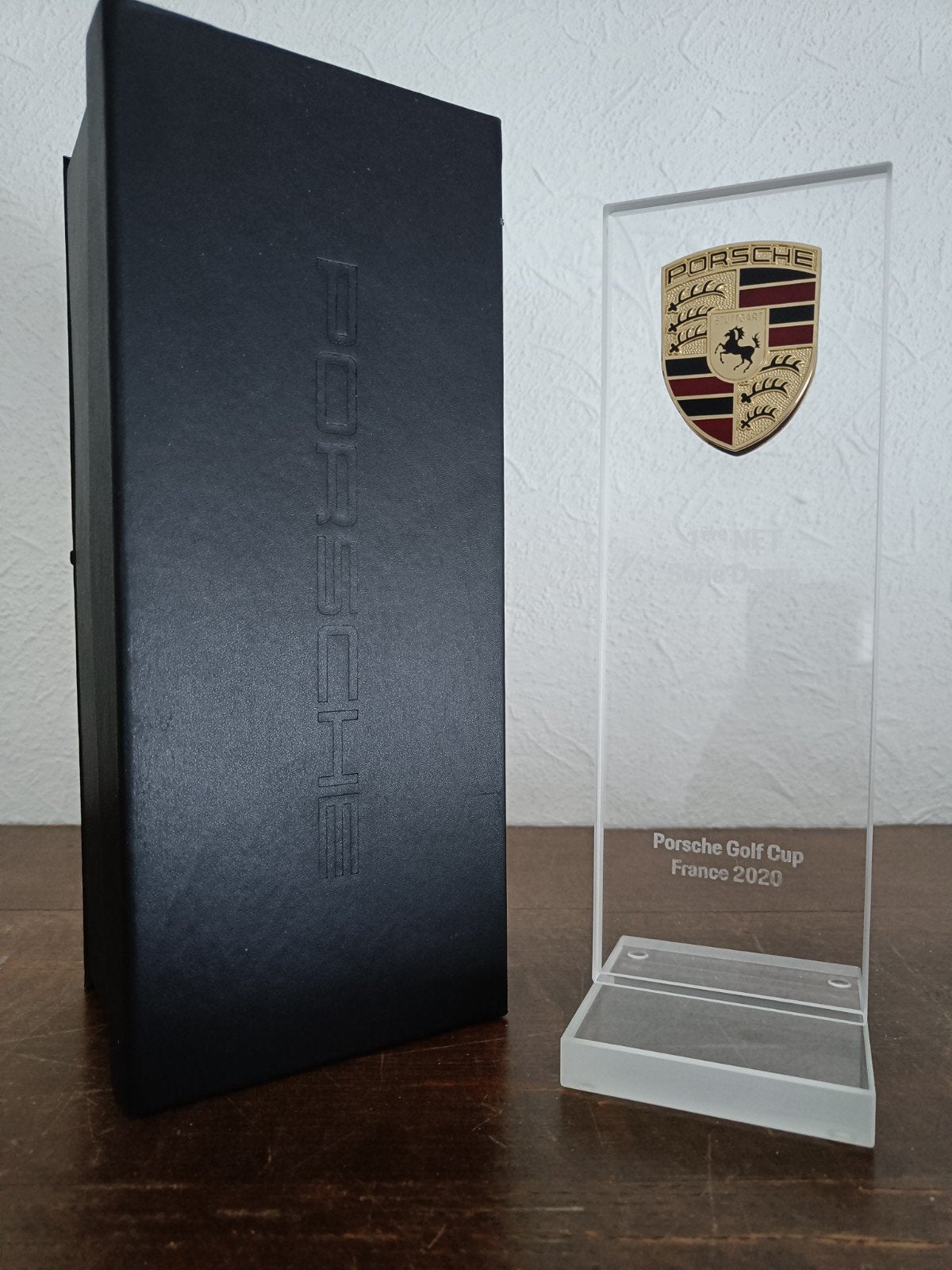 Porsche Golf Cup France 2020 desktop pylon., Verzamelen, Ophalen of Verzenden, Zo goed als nieuw, Auto's
