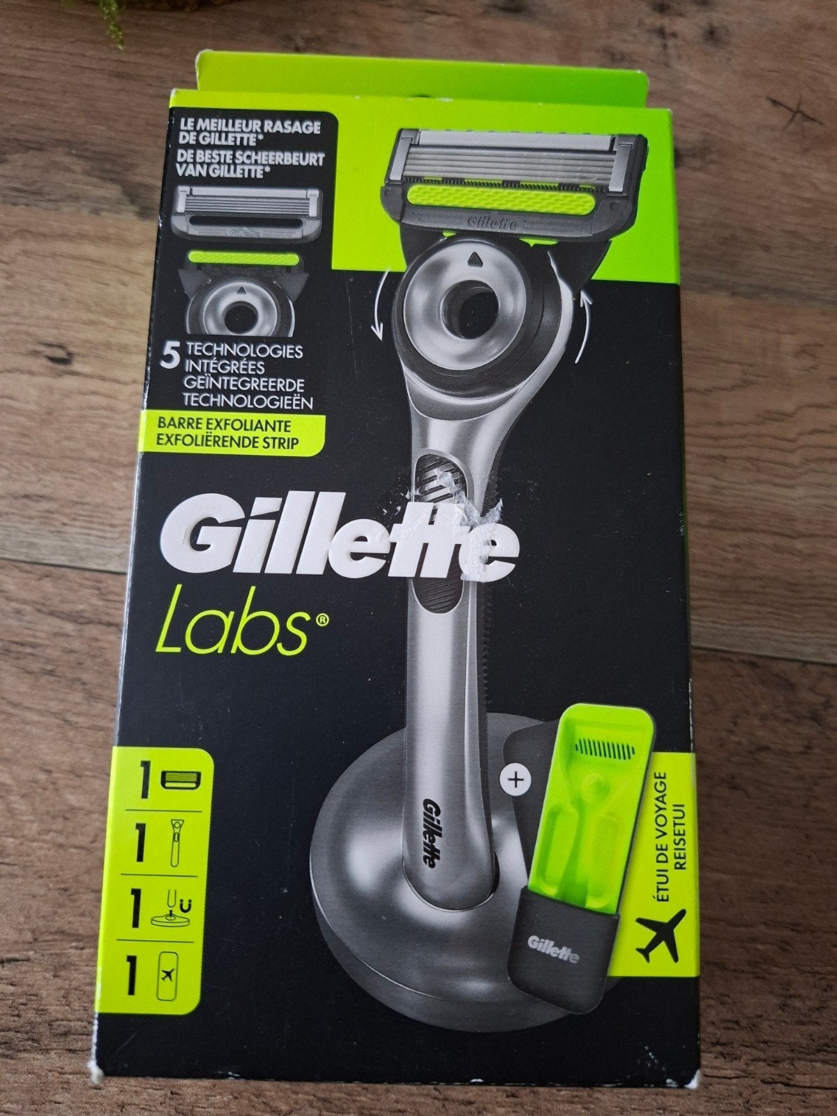 Gillette Labs Scheermes met reisetui en Houder, Ophalen of Verzenden, Nieuw, Overige typen